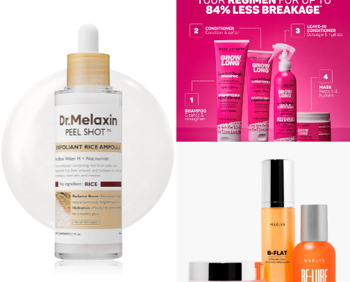 My favorite beauty recs cover photo collage