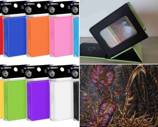 MTG / TCG accessories to bring along for the ride! cover photo collage