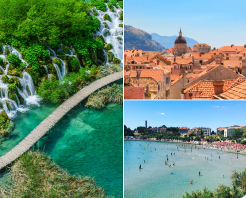 places to visit in Croatia cover photo collage