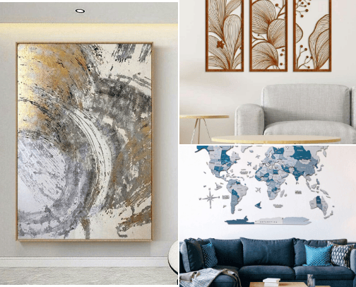 Aesthetic wall decor cover photo collage