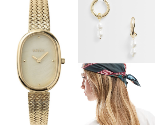 Jewelry and accessories cover photo collage