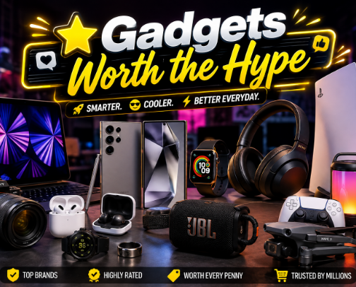 ⭐ Gadgets Worth the Hype cover photo collage