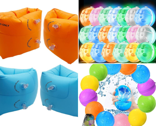Water Play 💦 cover photo collage