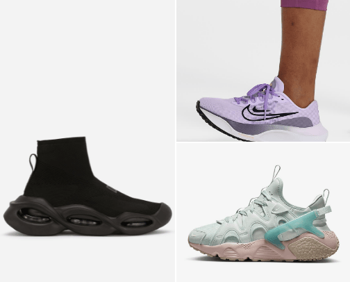 Shoes for women and kids cover photo collage