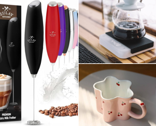 Dorm Coffee Setup Under $50 — Barista Vibes ☕ cover photo collage