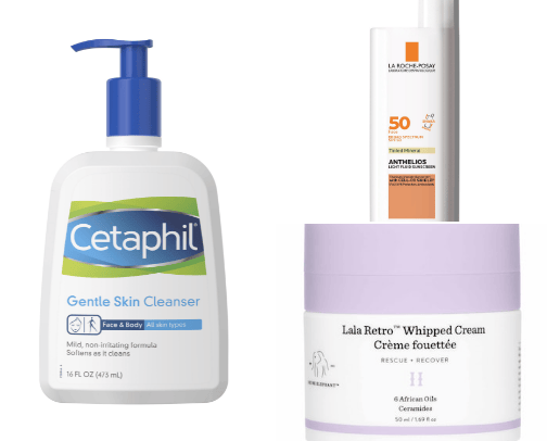 Skincare cover photo collage