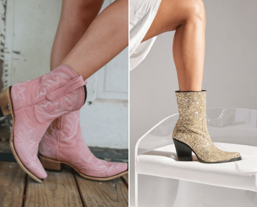 Cowboy boots cover photo collage
