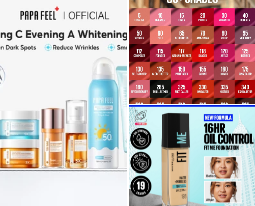 My favorite beauty recs cover photo collage