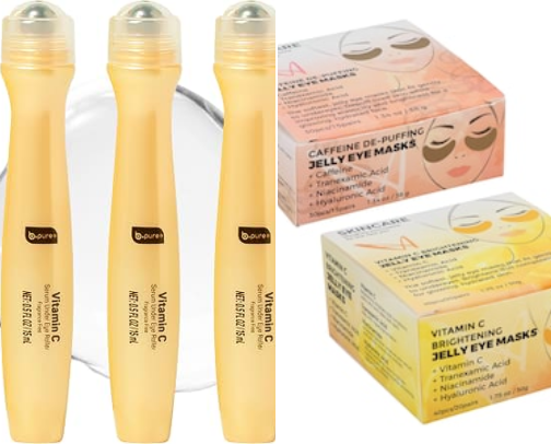Under eye skincare cover photo collage