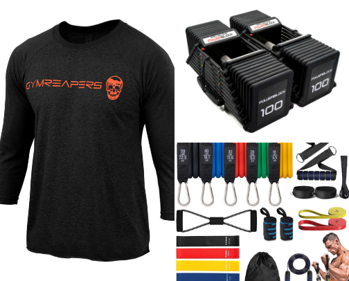 Gym Items cover photo collage