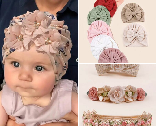 Baby accessories cover photo collage