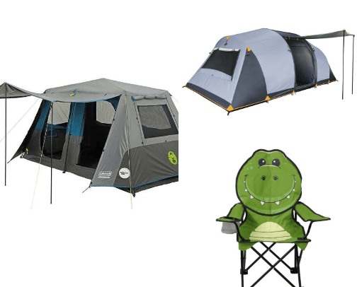 camping cover photo collage