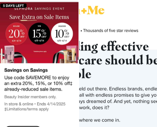 Skin Care cover photo collage