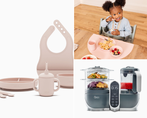 Baby Food,Nursing and Feeding cover photo collage