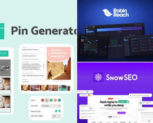 Pinterest Tools That Actually Send Traffic to My Etsy Shop cover photo collage