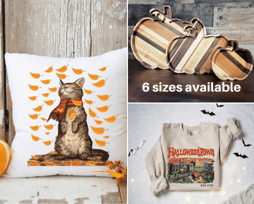 fall bedroom decor cover photo collage