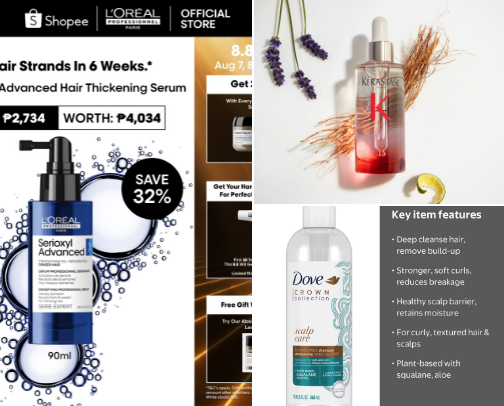 Healthy & Beautiful Hair Essentials cover photo collage