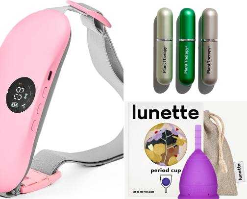 Natural remedies to ease period cramps cover photo collage