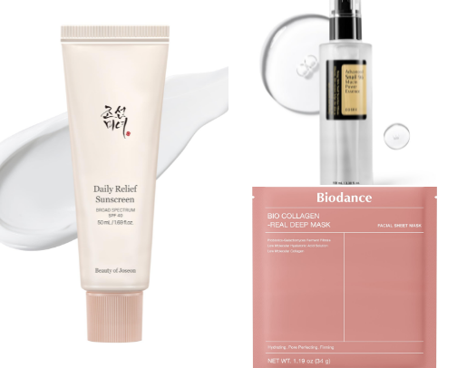 Clean Girl Skincare Routine Essentials cover photo collage