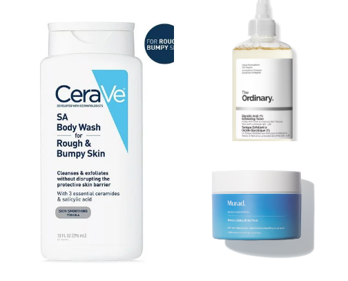 Back acne solutions cover photo collage