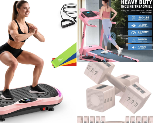 🌸 Pink Body – Fitness & Wellness cover photo collage