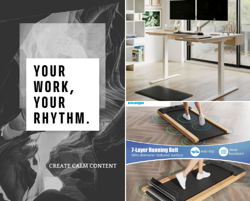 The Aesthetic Home Office & Content Creator Setup cover photo collage