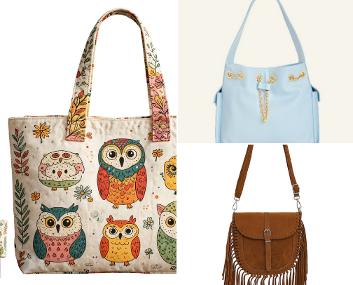 Bags for every occasion cover photo collage