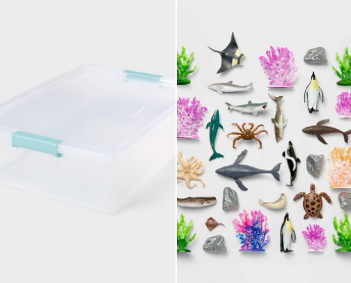 Busy/Sensory Bins cover photo collage