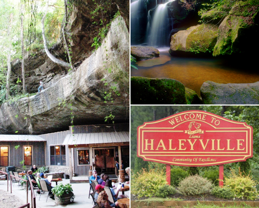 Favorite North Alabama Places To Visit: Off The Beaten Paths cover photo collage