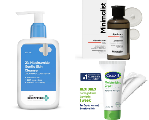 My Daily Skincare Essentials cover photo collage