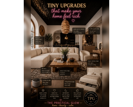 Tiny Upgrades That Make Your Home Feel Rich ✨ cover photo collage