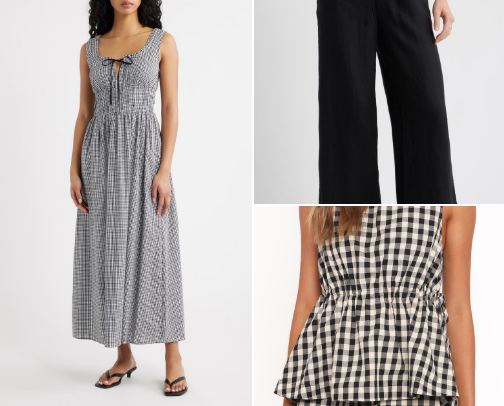 Summer Fashion Trend - Gingham cover photo collage