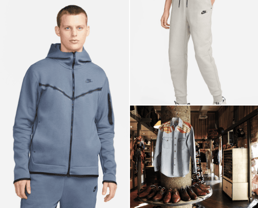Mens clothes cover photo collage