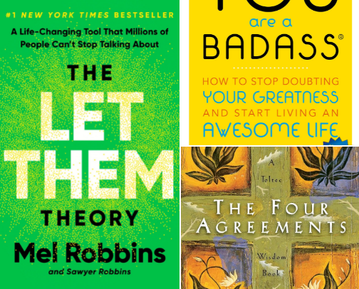 Self-Help Books That Changed My Life ( that don't feel preachy) cover photo collage