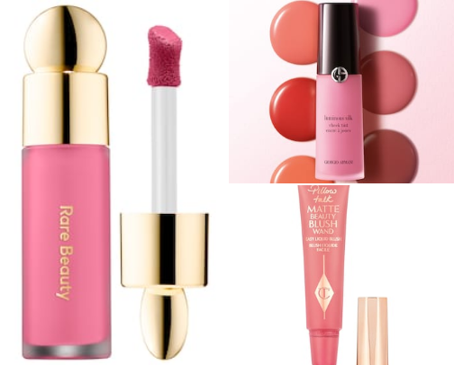 blushes to look flawless with cover photo collage