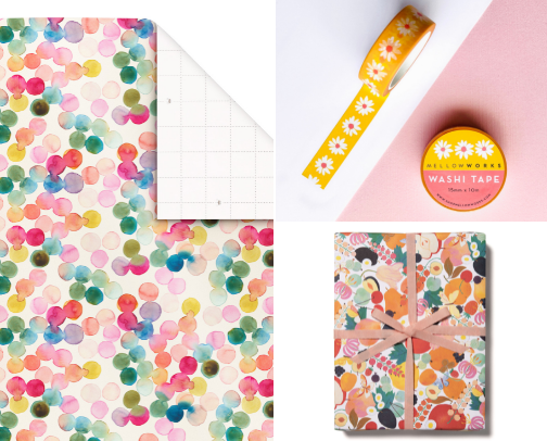 Wrapping those gifts in happy vibes cover photo collage