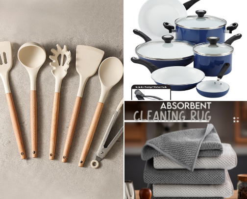 My Kitchen Essentials cover photo collage