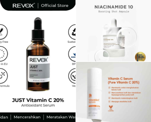 🌞 Brightening Skincare Favorites — Vitamin C & Radiance Boosting Formulas ✨ cover photo collage