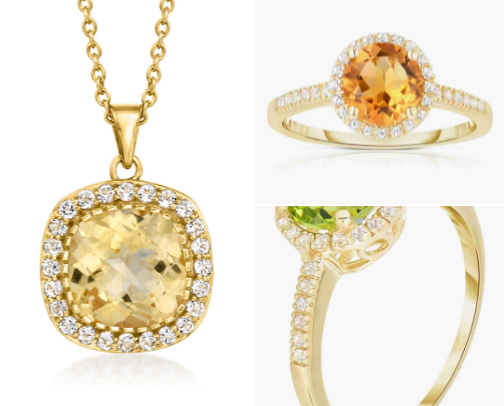 Real Gold Silver Jewelry cover photo collage