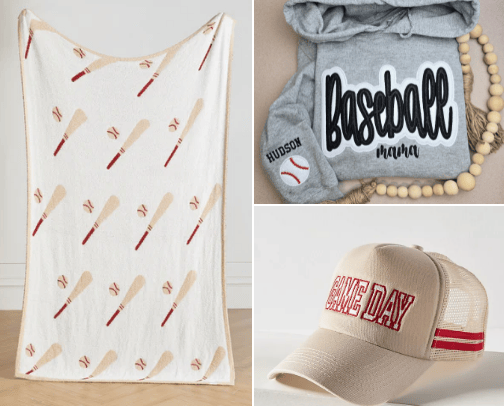 Be a Stylish Baseball Mama cover photo collage
