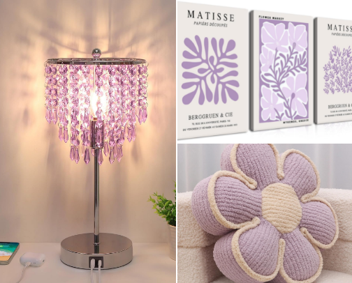 Lavender Bedroom Decor Ideas for Teen Girls: Soft & Aesthetic Room Inspiration cover photo collage
