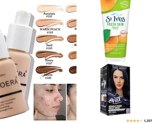 Beauty Products that I cannot live without. cover photo collage