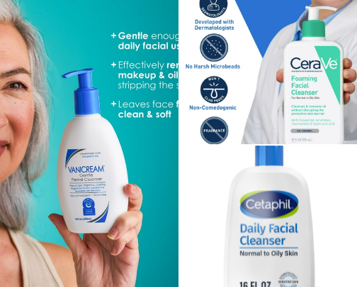 Affordable Beauty Skincare Recommendations for 30' plus cover photo collage