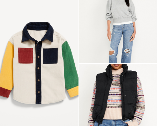 Clothing for the whole family! cover photo collage