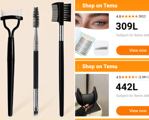 temu must-haves cover photo collage