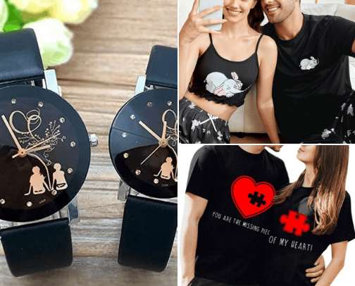 His and Hers cover photo collage
