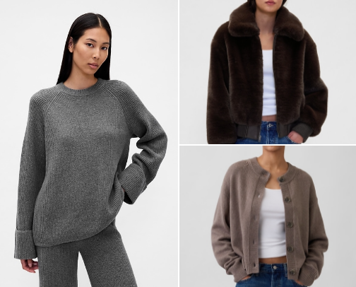 Gap’s Coziest Fall Staples You’ll Wear on Repeat cover photo collage