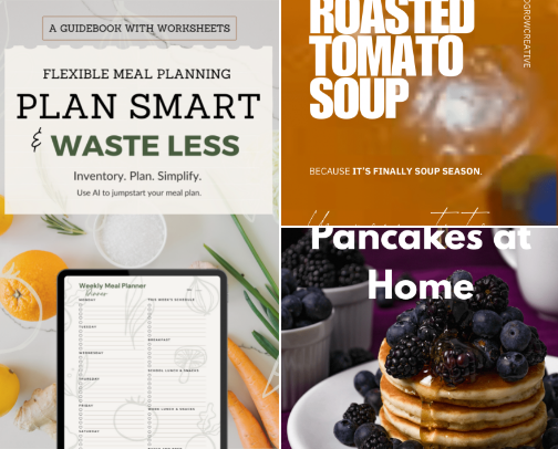 My Flexible Meal-Planning System (That Actually Works in Real Life) cover photo collage