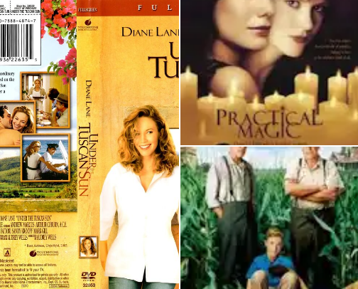 Feel good movies cover photo collage