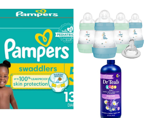 Baby items I love cover photo collage